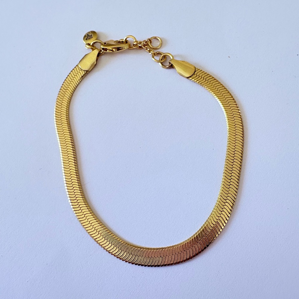 Madewell Gold Chain Bracelet
